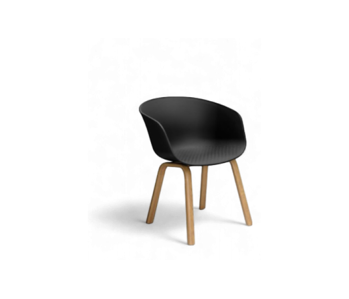 Lounge Chair with Wooden Legs