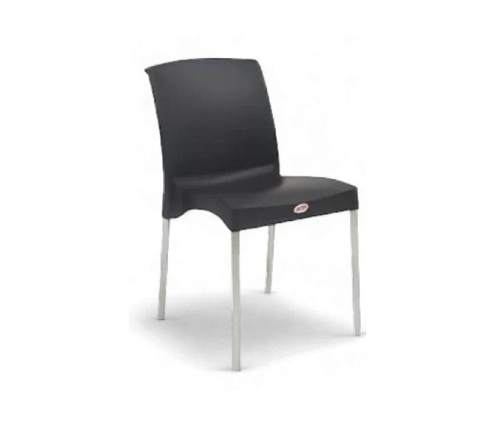 Cafe Chair with Metal Legs