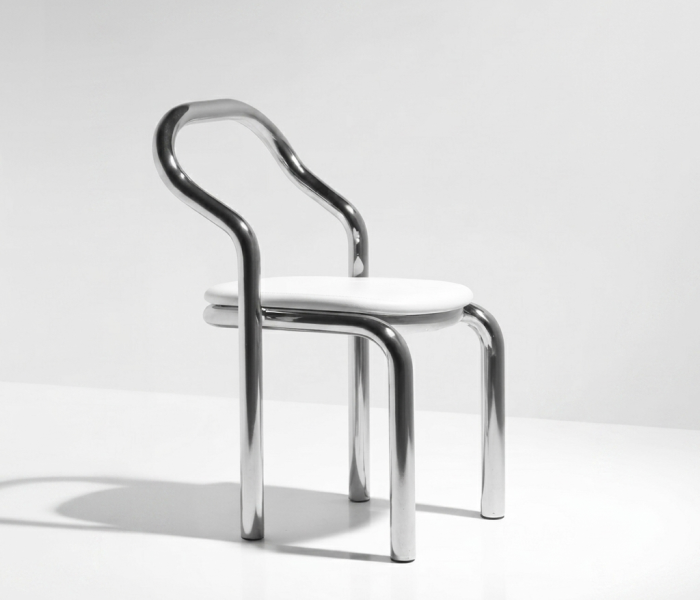 Chrome Cantilever Guest Chair