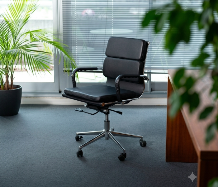 Workstation Chair with Adjustable Arms