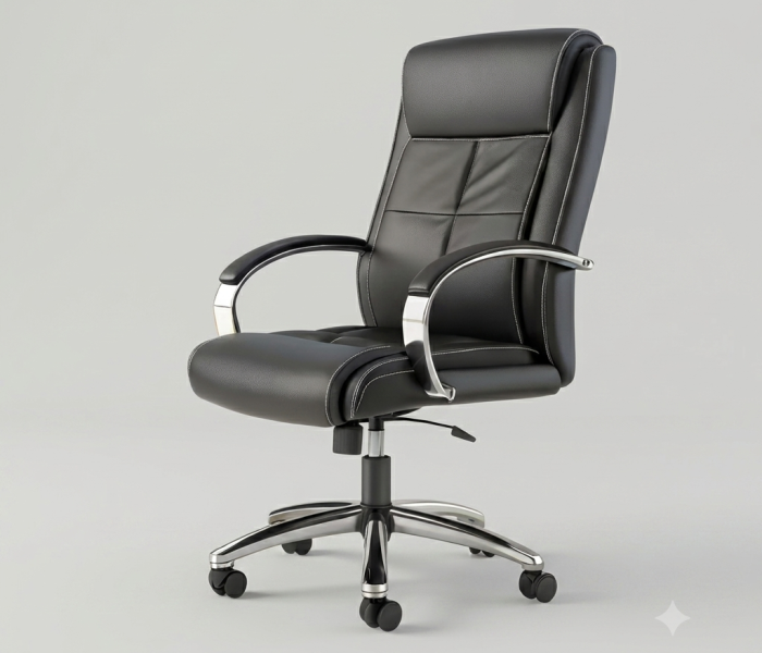 Executive Chair with Chrome Base