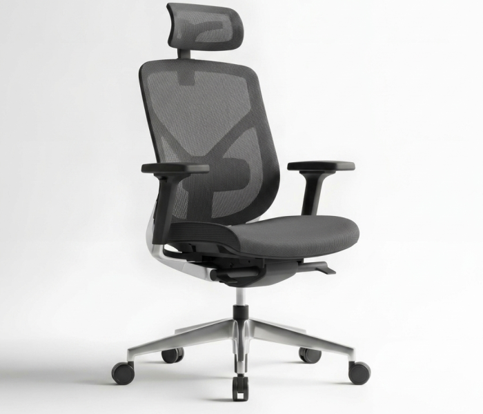 High-Back Ergonomic Chair with Headrest