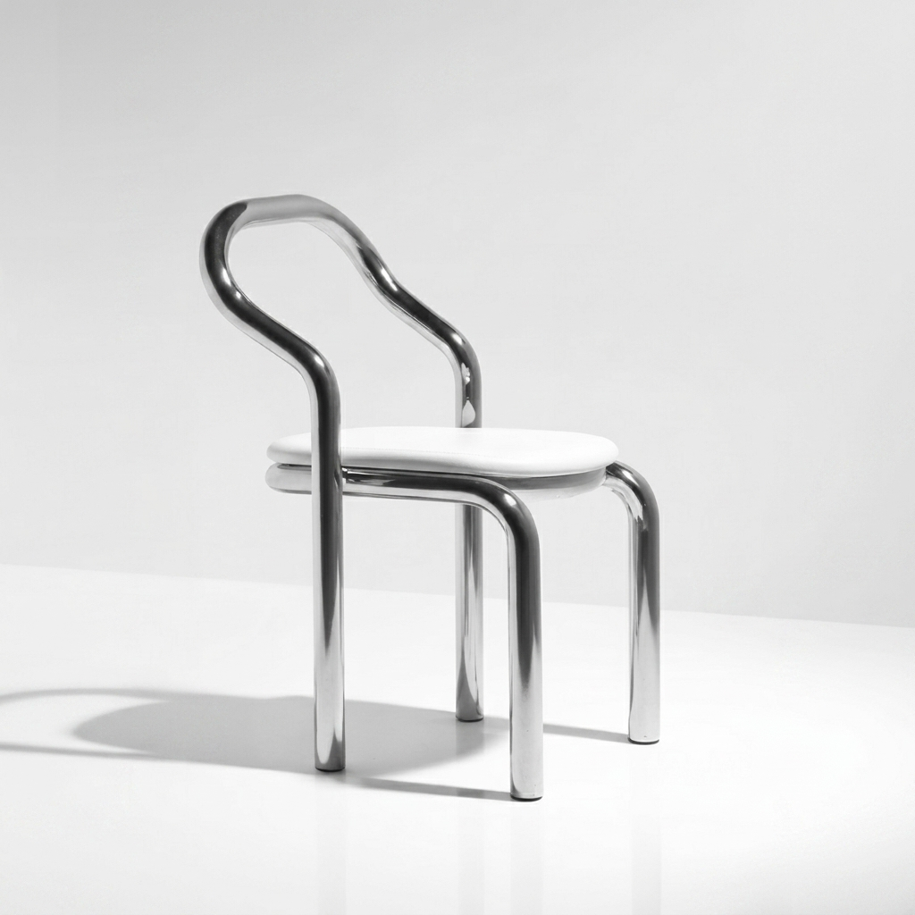 Chrome Cantilever Guest Chair