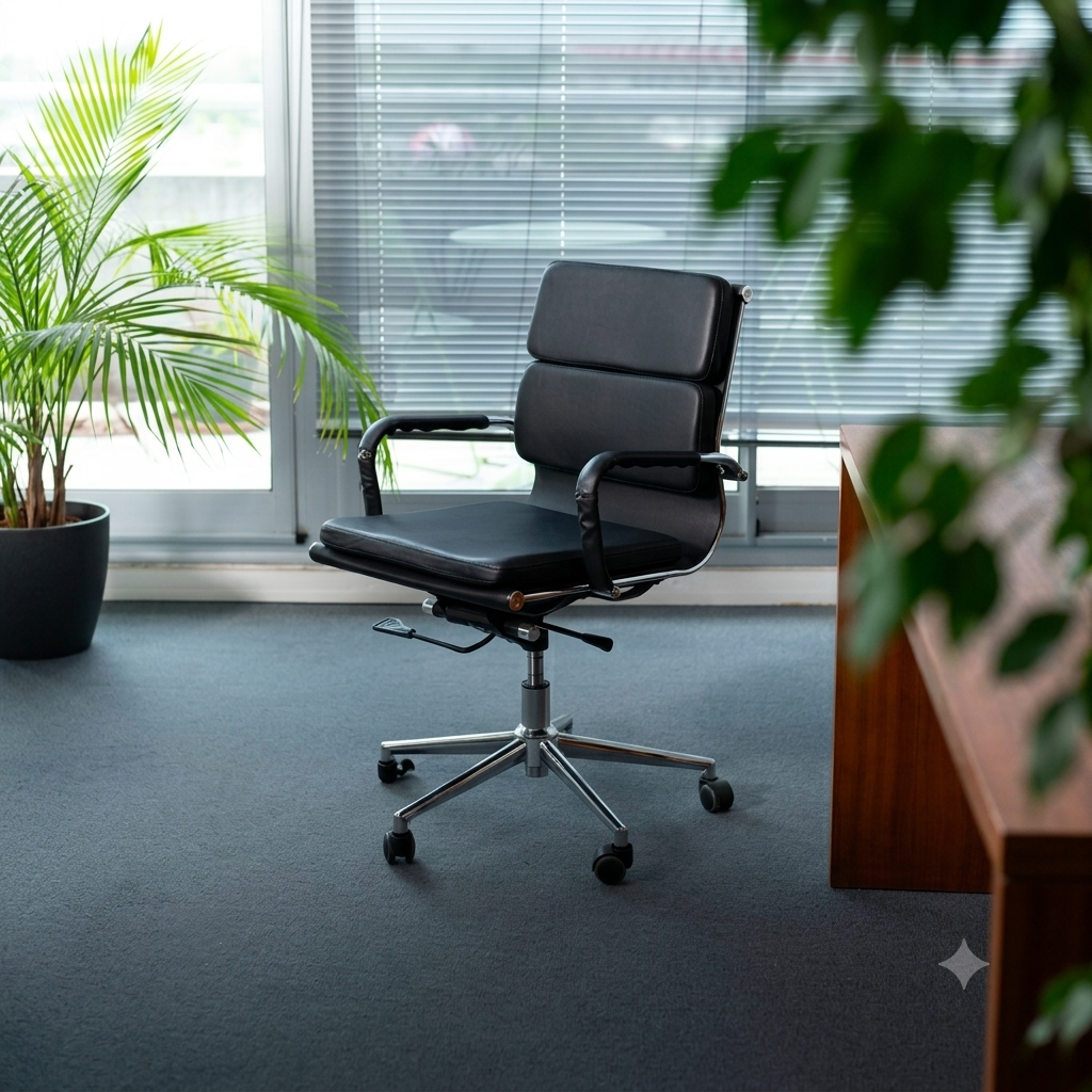 Workstation Chair with Adjustable Arms