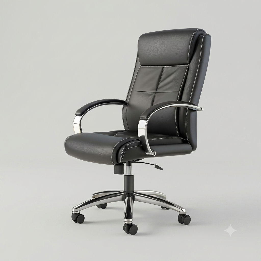 Executive Chair with Chrome Base