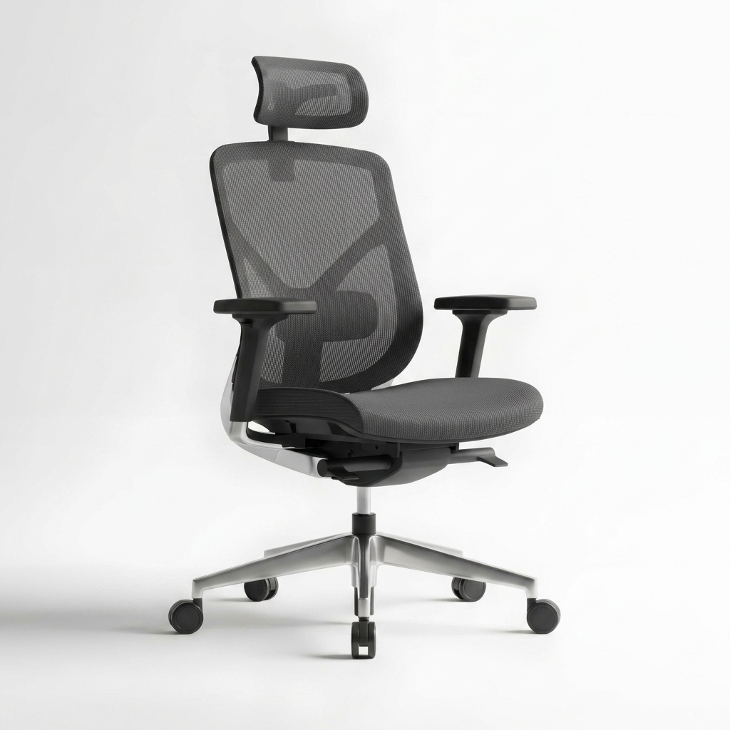 High-Back Ergonomic Chair with Headrest