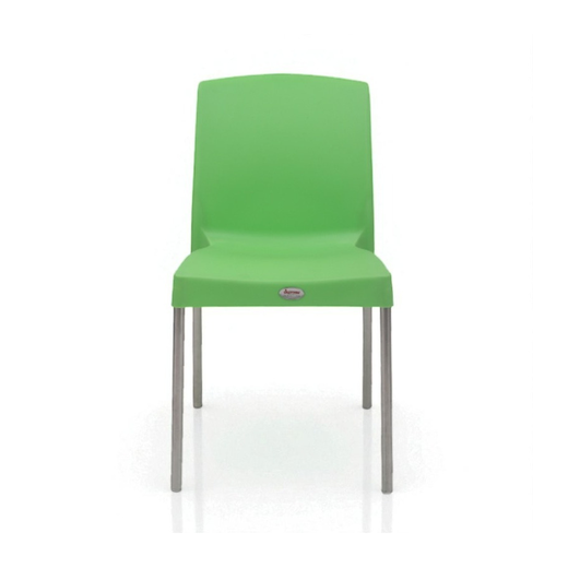 Plastic Chair with Metal Legs