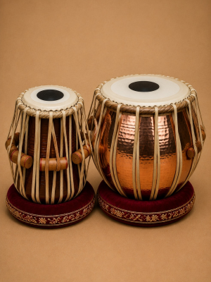 Copper Bayan Tabla - Professional Model