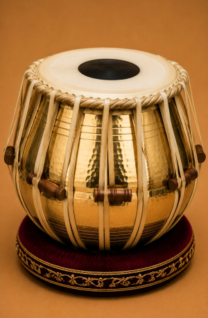 Brass Bayan Tabla - Artist Model