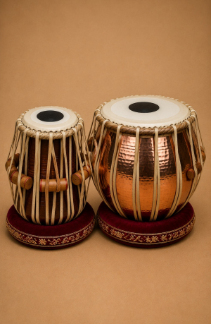 Copper Bayan Tabla - Professional Model