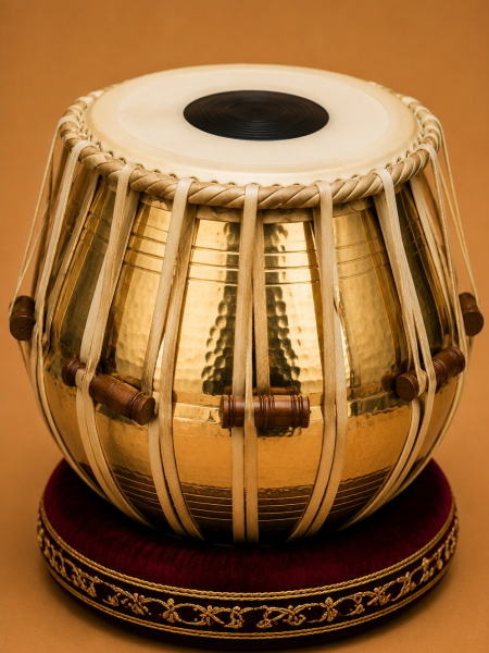 Brass Bayan Tabla - Artist Model
