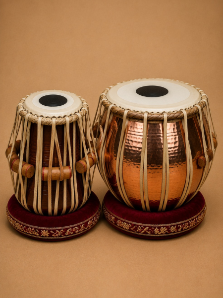 Copper Bayan Tabla - Professional Model
