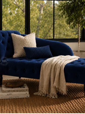 Crocus Chaise Lounge (Indigo Blue)