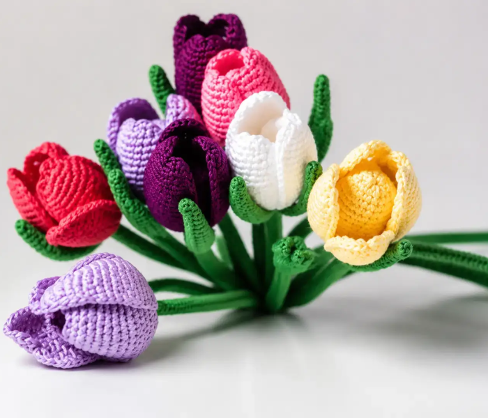 Crochet Flower Bouquet