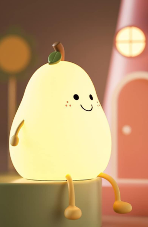 Rechargeable Silicone Pear Night Lamp
