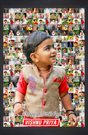 Customized Mosaic Collage photo frame