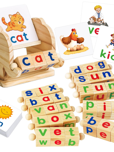 Wooden Word Matching Toy
