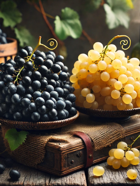 Black and Yellow Grapes