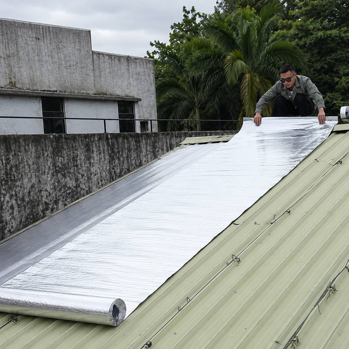 Gi Sheet Roof Waterproofing
