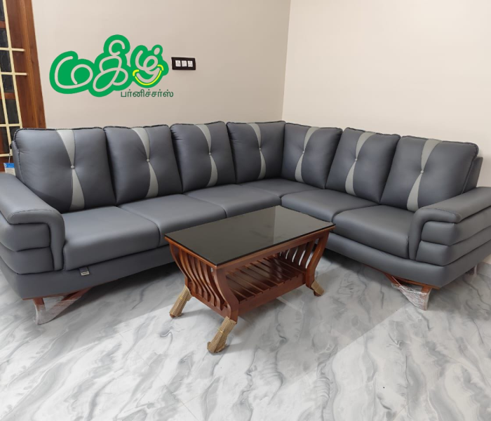 Artificial Leather corner sofa set