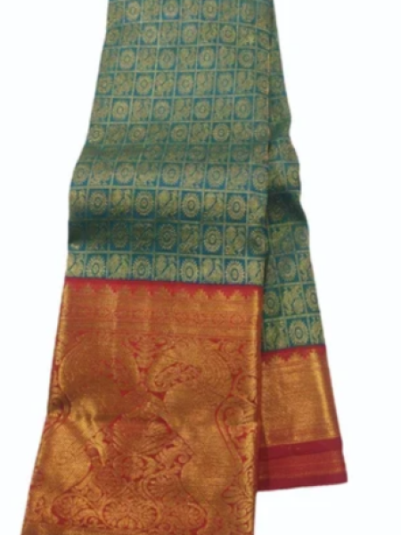 6.3m HANDLOOM COTTON SILK SAREE