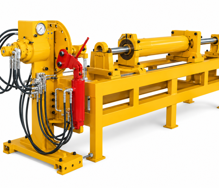 Cylinder repairing and testing rig