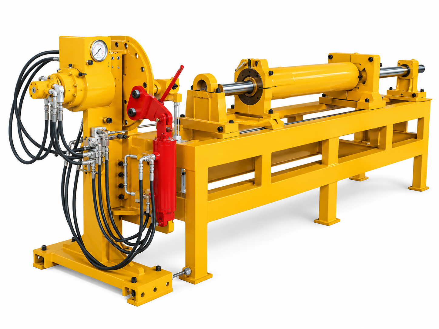 Cylinder repairing and testing rig